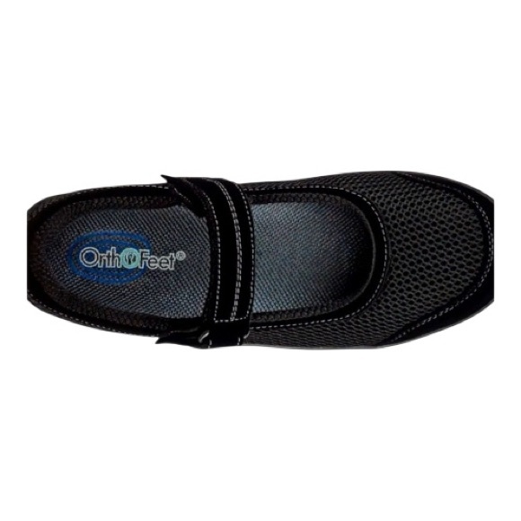 Orthofeet NWT Black Orthotic Chattanooga Mary Jane Size 8 - Picture 4 of 7